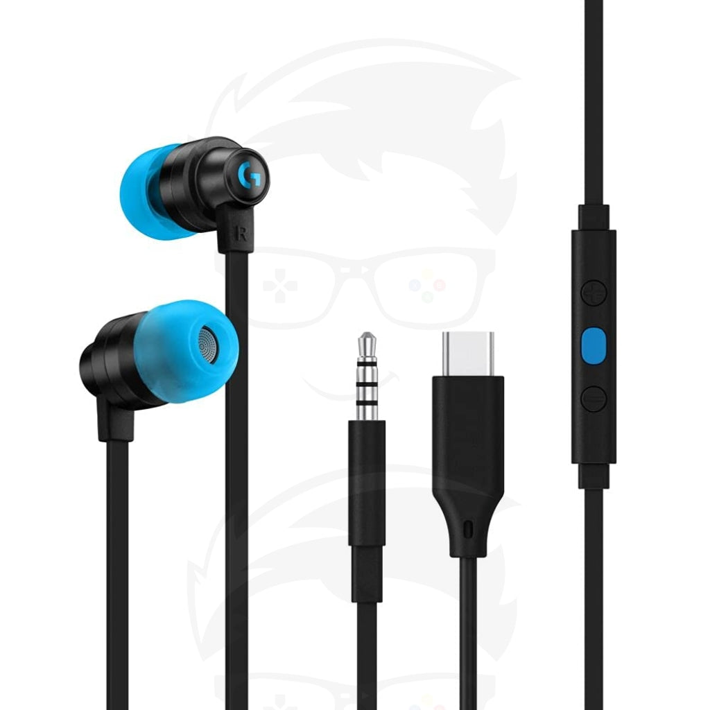 Logitech G333 GAMING EARPHONES WITH MIC - BLACK Logitech G333 GAMING EARPHONES WITH MIC - BLACK